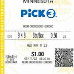 pick 3 lottery ticket